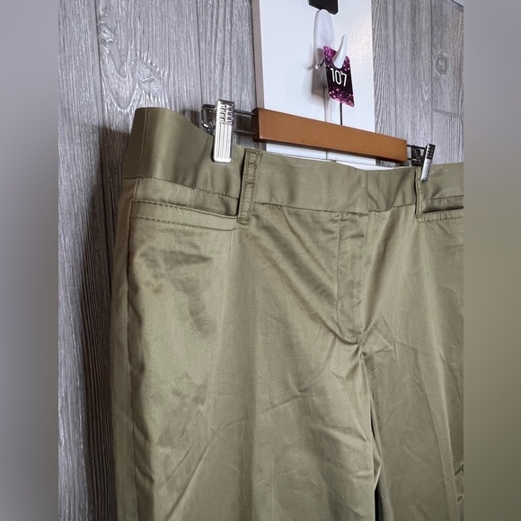 107. NWT Liz Claiborne Olive Green Sloan Bootcut Stretch Pant Plus Size 16W - Picture 6 of 9